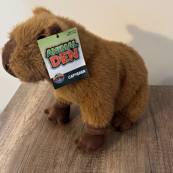 Brown Plush Capybara Toy - Picture 2 of 6